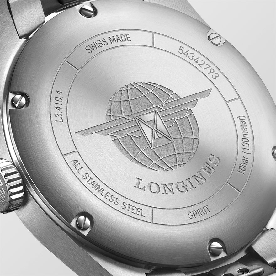 Longines Spirit 37mm Automatic Watch L3.410.4.53.6 Ann Louise