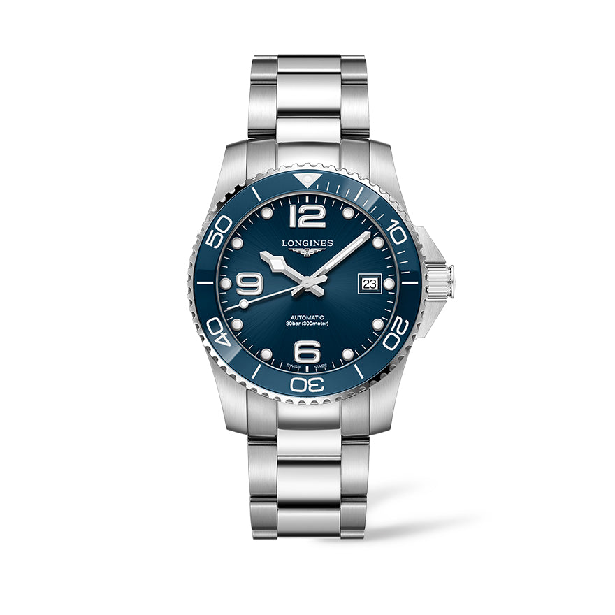 Longines HydroConquest 39mm Automatic Blue Dial Watch | L3.780.4.96.6