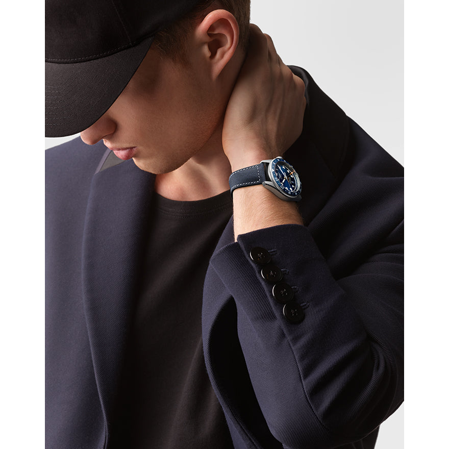 Longines Spirit Zulu Time 42mm Blue Dial Automatic Watch | L3.812.4.93.2