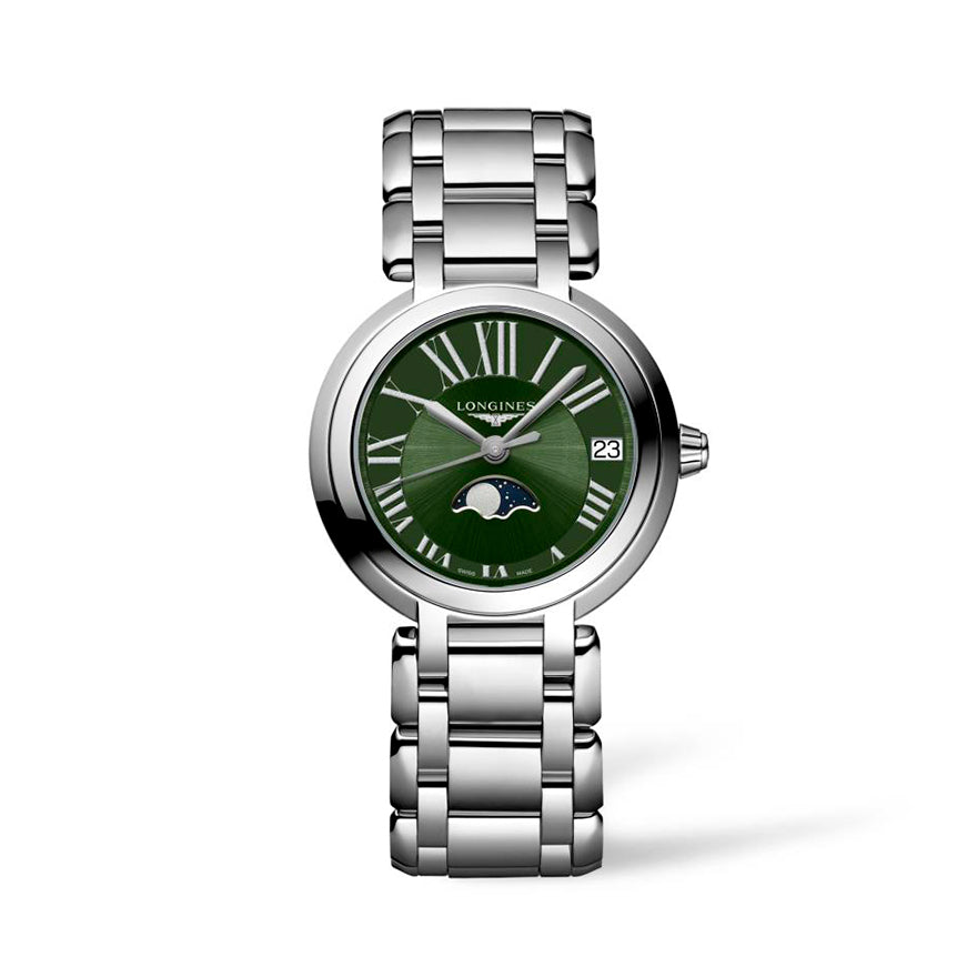 Longines Primaluna Green Dial Ladies Watch | L8.115.4.61.6