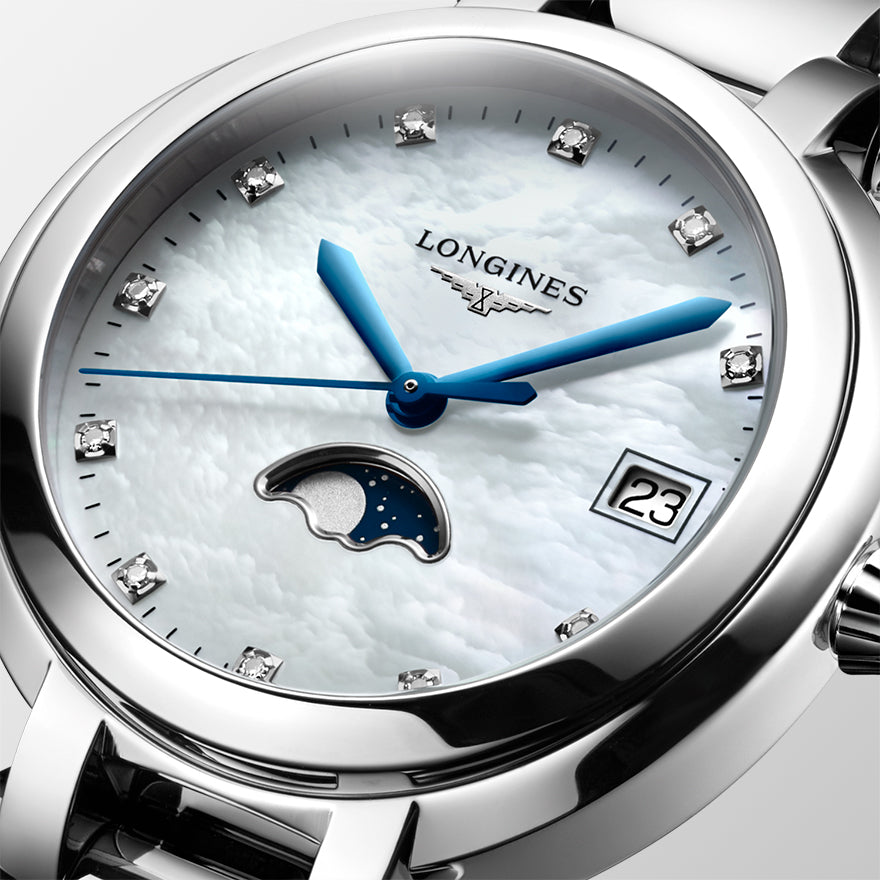 Longines PrimaLuna 34mm Quartz Watch L8.116.4.87.6