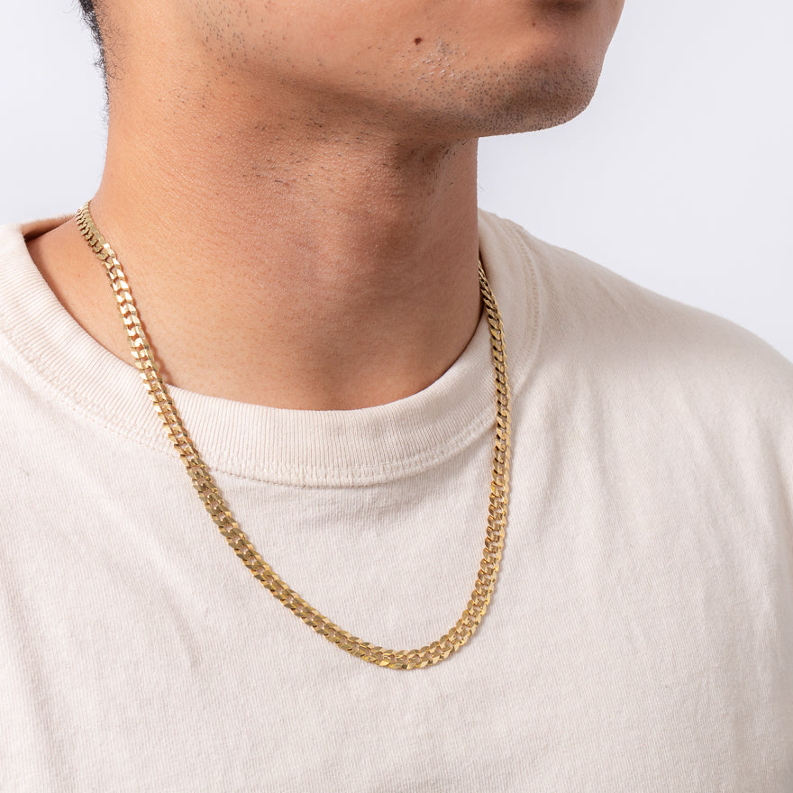 6mm gold deals chain