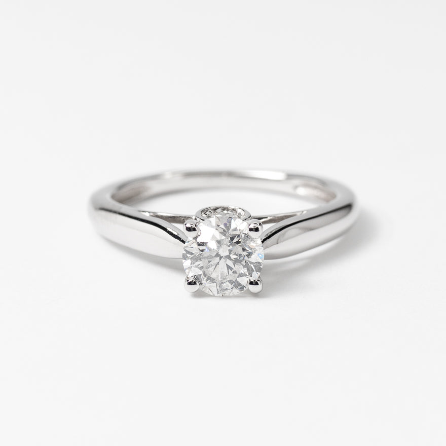 Diamond Engagement Ring in 14K White Gold (0.80 ct tw)