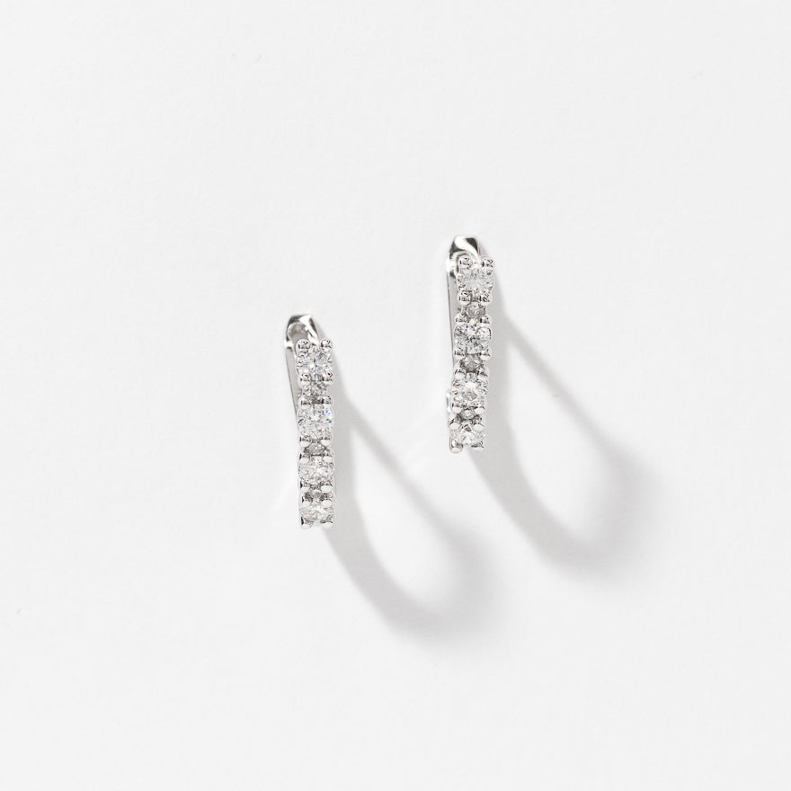 Diamond Earrings in White Gold (0.27 ct tw)