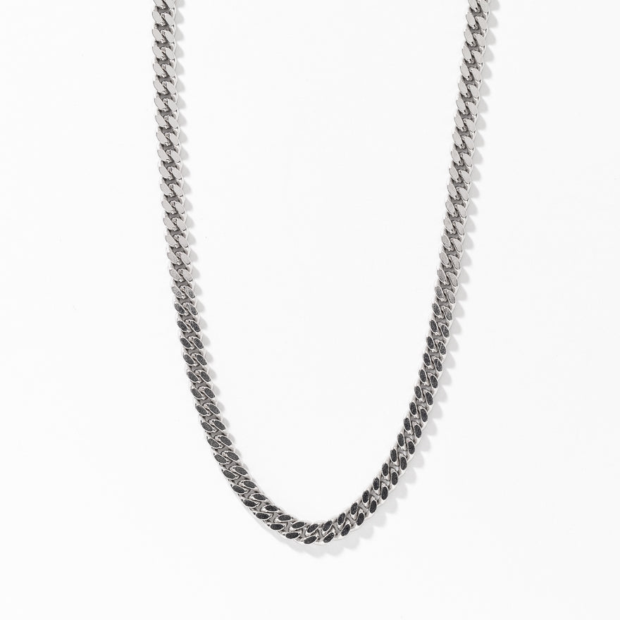 3.00mm Silver Curb Chain (26")