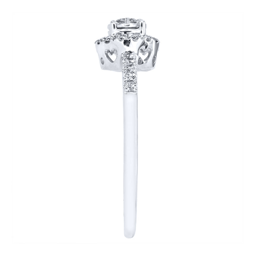 Miracle Mark Ring in 14K White Gold (0.26ct tw)