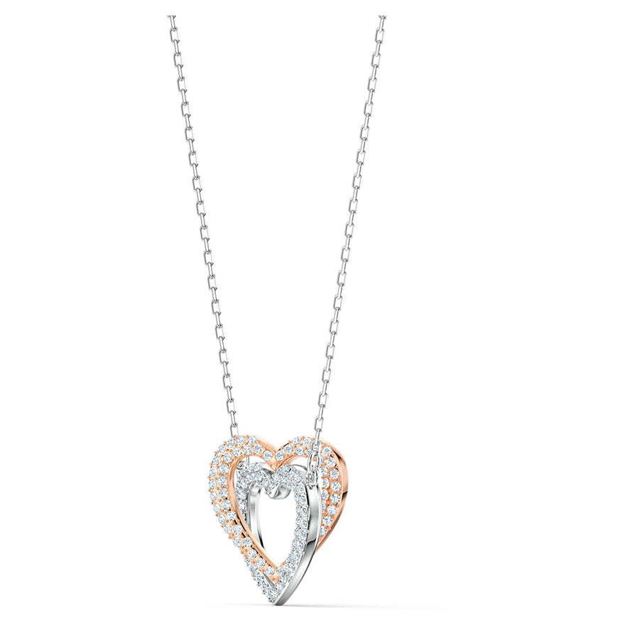 Swarovski diamond discount heart necklace