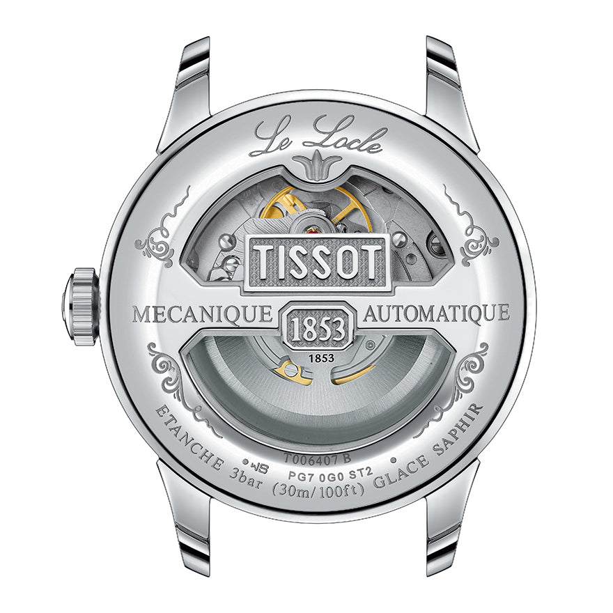 Tissot Le Locle Powermatic 80 Open Heart Watch 39mm | T006.407.11.033.02