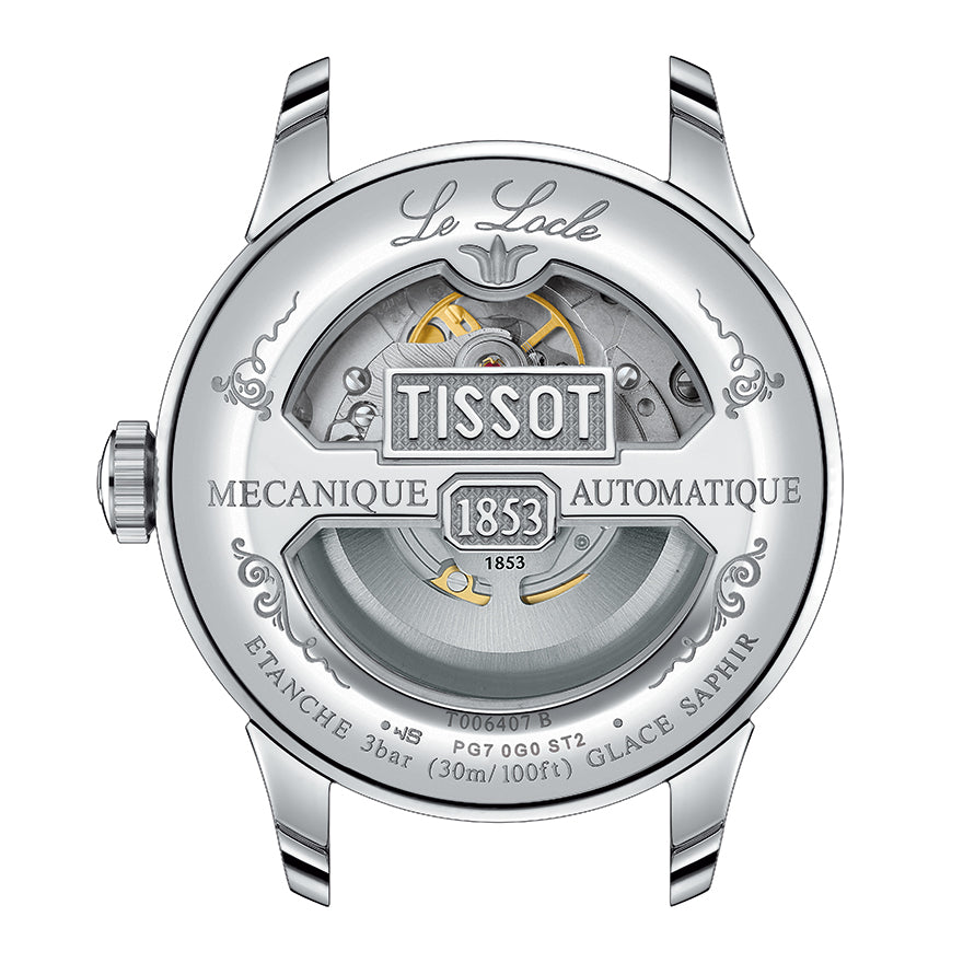 Tissot Le Locle Powermatic 80 Open Heart Watch 39mm | T006.407.16.033.01