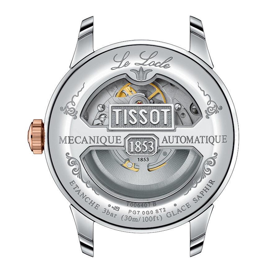 Tissot Le Locle Powermatic 80 Open Heart 39mm Watch | T006.407.22.033.