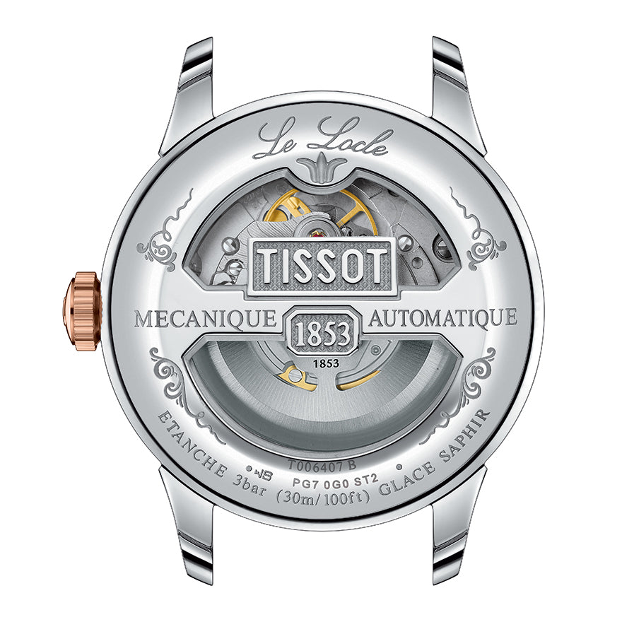Tissot Le Locle Powermatic 80 Open Heart 39mm Watch | T006.407.22.033.02