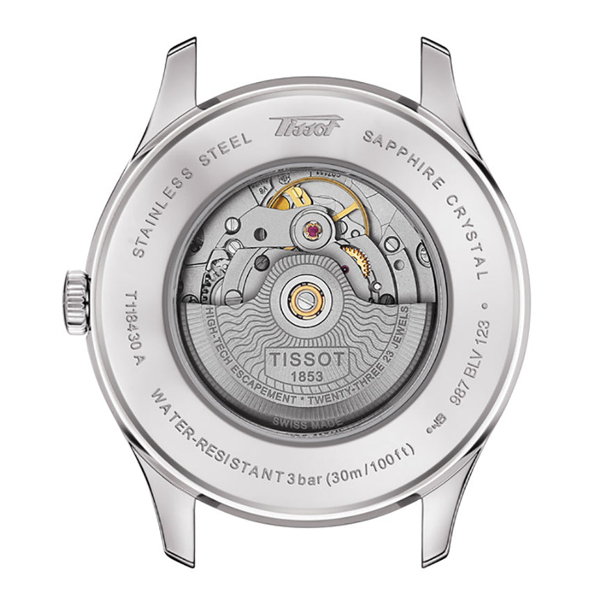Tissot Heritage Visodate Powermatic 80 T118.430.16.021.00 Ann Louise Jewellers