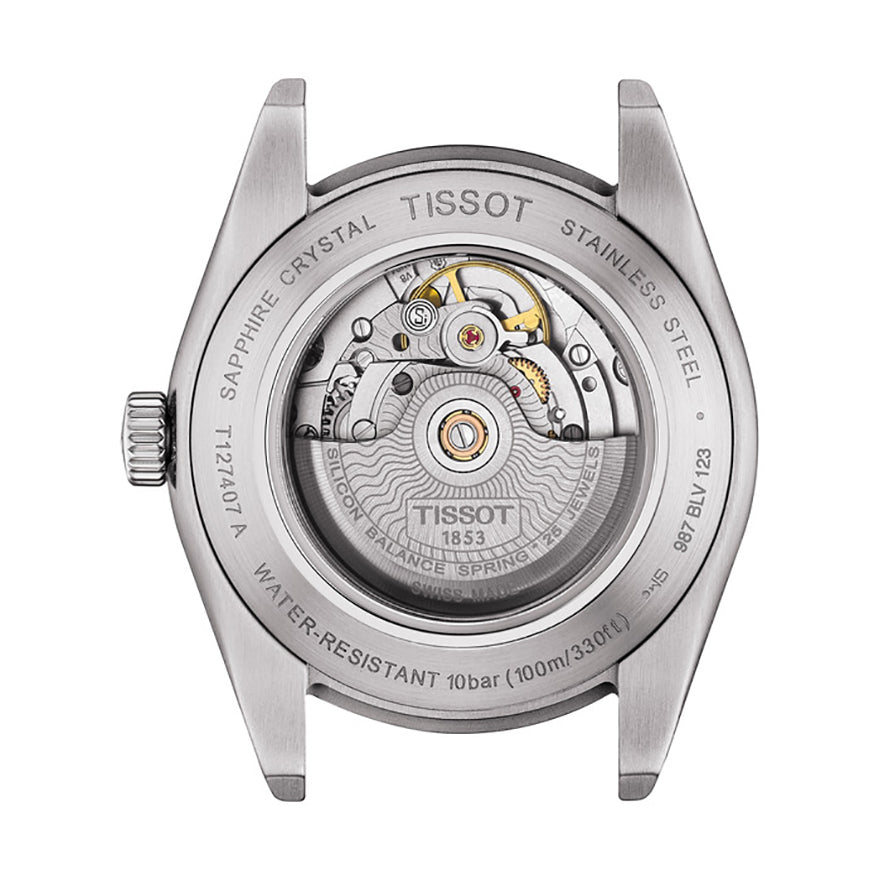 Tissot Gentleman Powermatic 80 Silicium Men's Green Dial Watch | T127.407.11.091.01