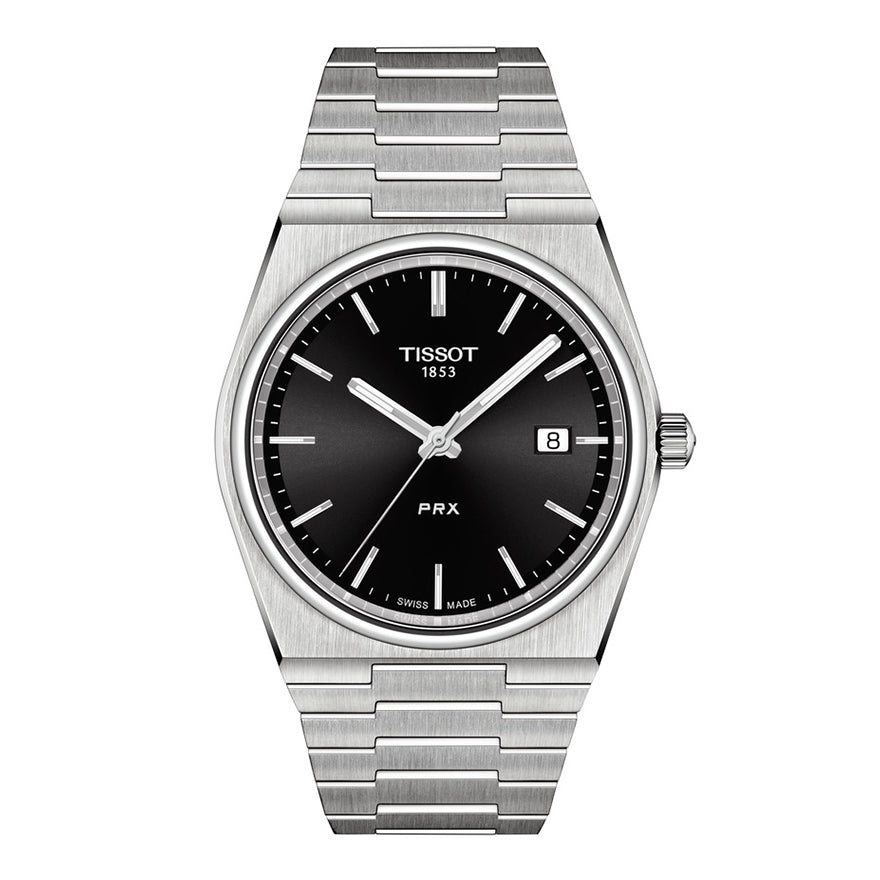 Tissot black face watch deals