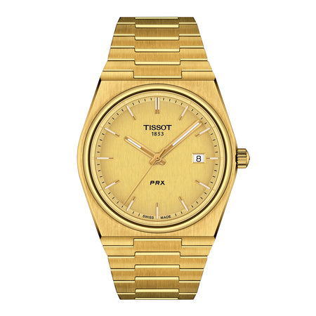 Tissot PRX 40 mm Gold Dial T1374103302100 Ann Louise Jewellers