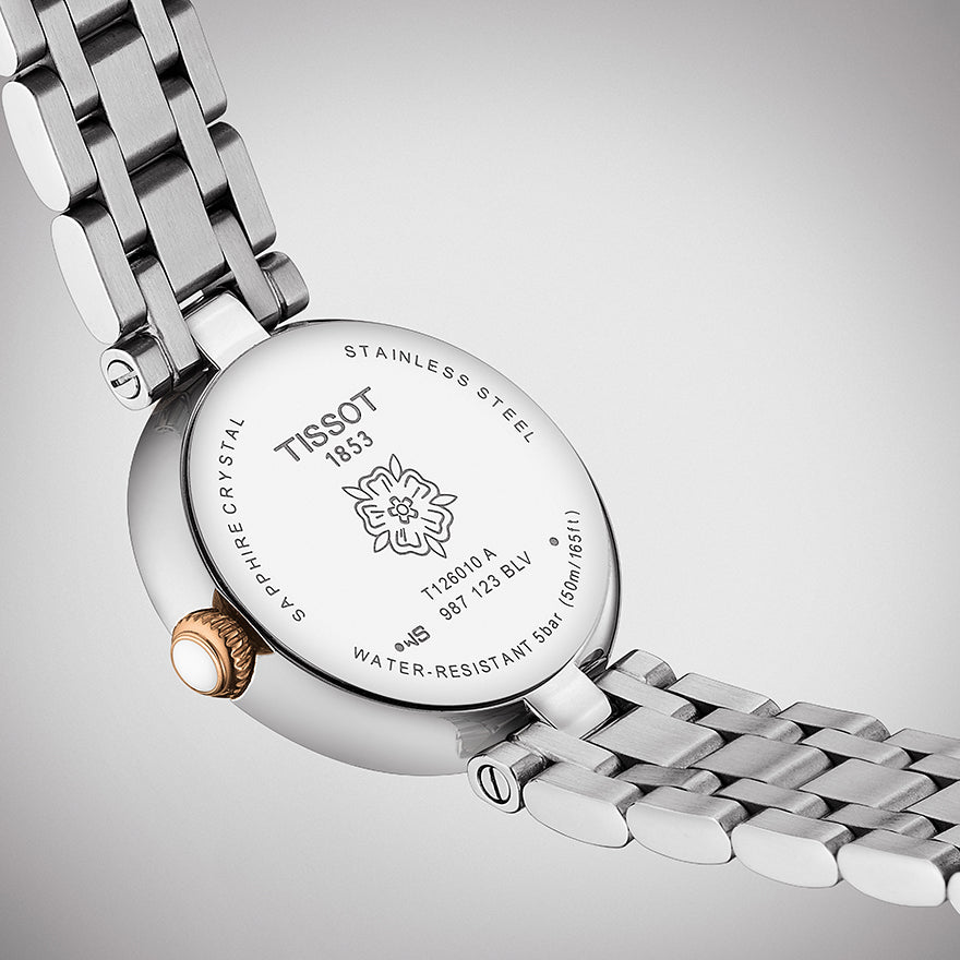 Tissot Bellissima Two Tone Stainless Steel Quartz Watch T126