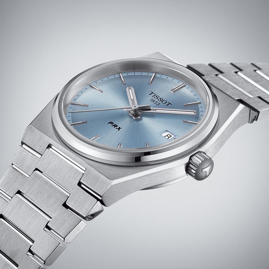 Tissot PRX 35mm Baby Blue Dial T1372101135100