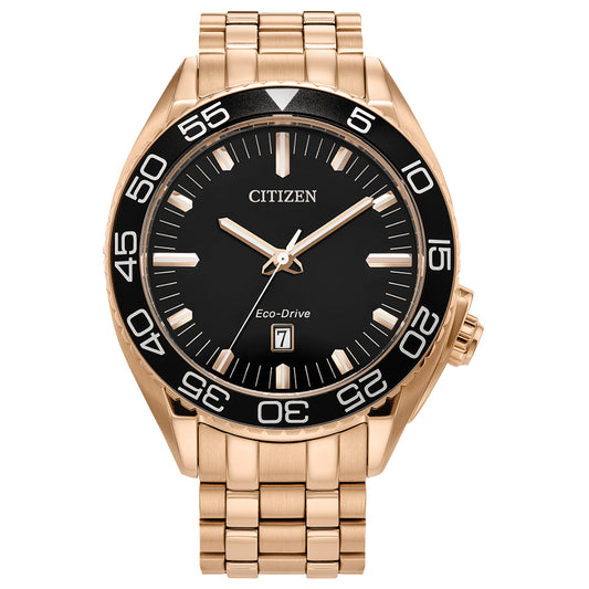 Citizen Eco-Drive Carson Black Dial Watch | AW1773-55E