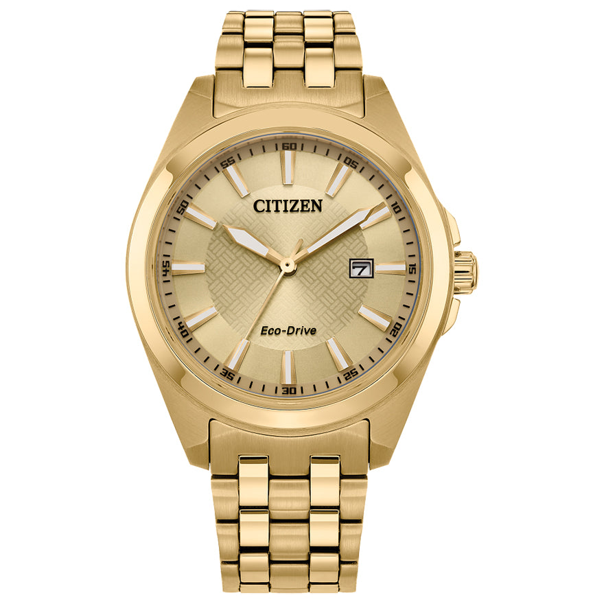Citizen Eco-Drive Peyten Gold Tone Men's Watch | BM7532-54P