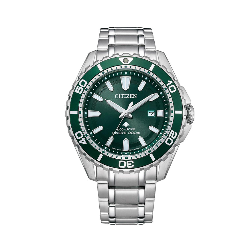 フラーレン Citizen Eco-Drive Promaster Dive Green Dial | BN0199-53X – Ann