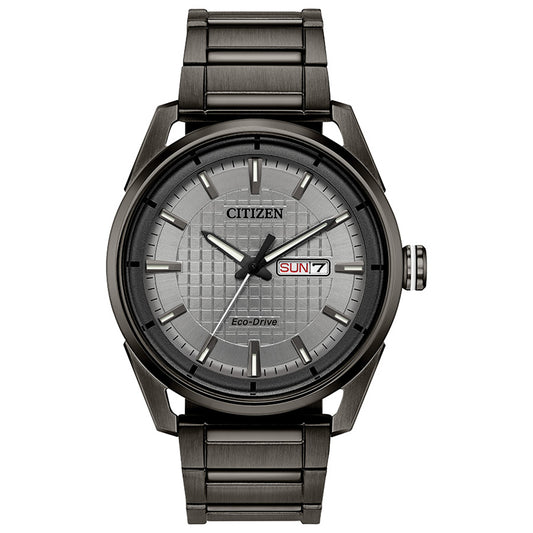 Citizen Drive Men's Eco-Drive Watch In Gray Ion Plated Stainless Steel | AW0087-58H