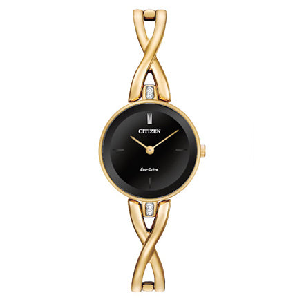 Citizen Women's Axiom Eco-Drive Gold-Tone Watch | EX1422-54E