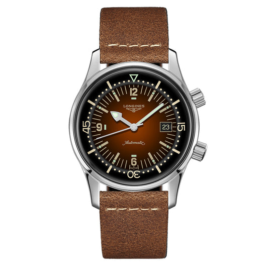 Longines Legend Diver Brown Dial Men's Watch | L3.774.4.60.2