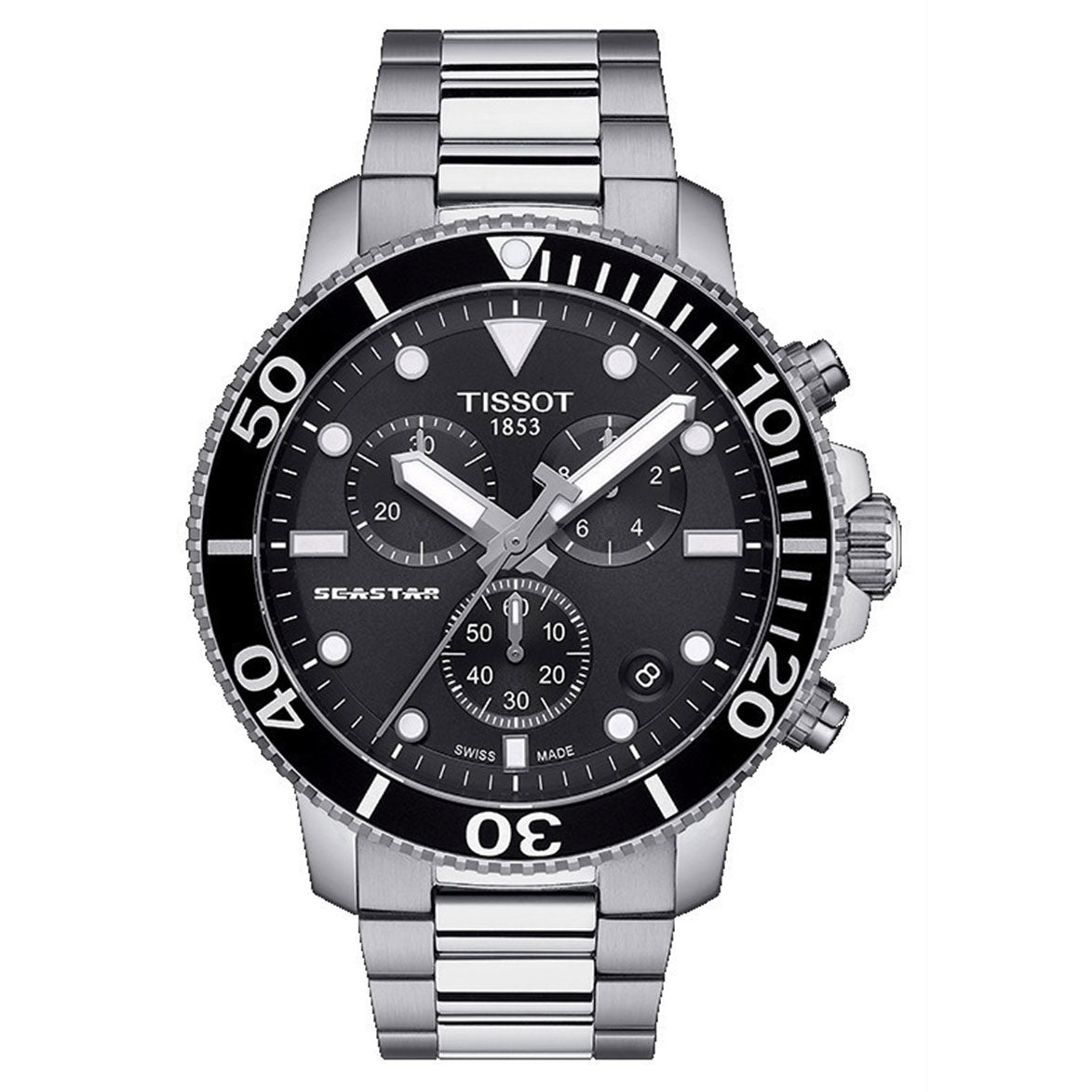 Tissot Seastar 1000 Chronograph In Black Dial | T120.417.11.051.00